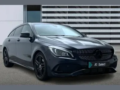 Used Mercedes CLA220 AMG line 174 HP (127 kW) 2017 Blue Coupe