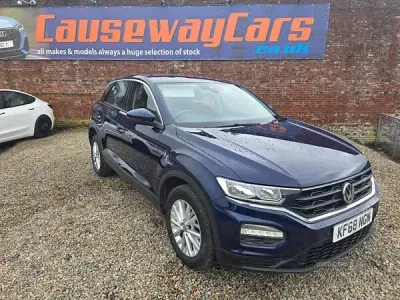 Used VW T-Roc S 115 HP (84 kW) 2019 Blue SUV