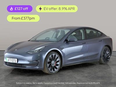 Grey Used 2021 Tesla Model 3 Performance Sedan | £20,808 (Fair price)