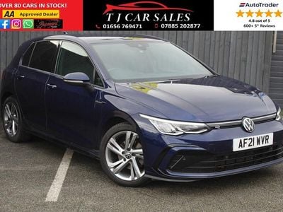 Used VW Golf VII R-line 130 HP (95 kW) 2021 Blue Hatchback