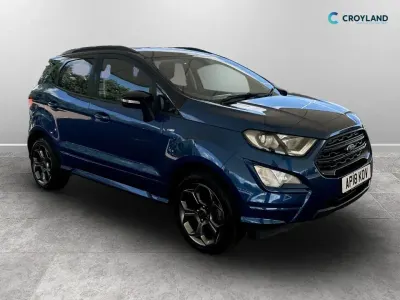 Used Ford Ecosport ST-Line 125 HP (91 kW) 2018 Blue SUV