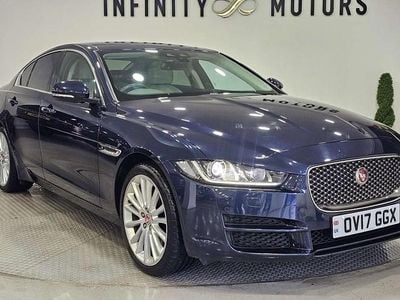 Blue Used 2017 Jaguar XE Portfolio Sedan | £10,850 (Fair price)