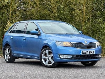 Used Skoda Rapid Elegance 122 HP (89 kW) 2014 Blue Hatchback