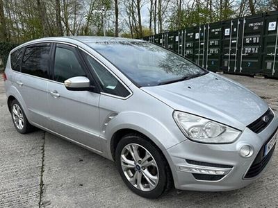 used Ford S-MAX S-MAX 2013TITANIUM TDCI 138 MPV 2.0 DIESEL MANUAL SILVER