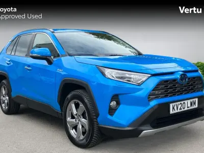 Used Toyota RAV4 197 HP (144 kW) 2020 Cyan splash (metallic paint) SUV