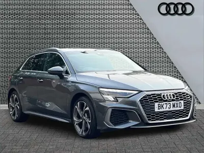 Used Audi A3 S-Line 150 HP (110 kW) 2023 Grey Sedan
