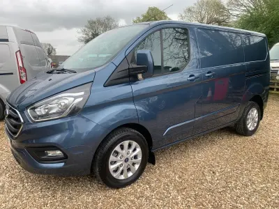 Used Ford Transit Custom Limited 130 HP (95 kW) 2021 Blue Van