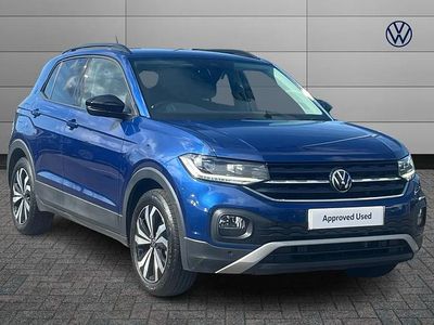 Used VW T-Cross Black Edition 110 HP (80 kW) 2023 Blue SUV