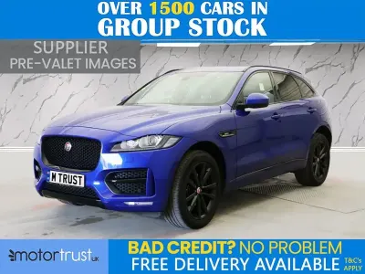 Used Jaguar F-Pace R-Sport 180 HP (132 kW) 2019 Blue SUV