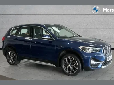 Used BMW X1 M Sport 190 HP (139 kW) 2020 Phytonic blue metallic paint SUV