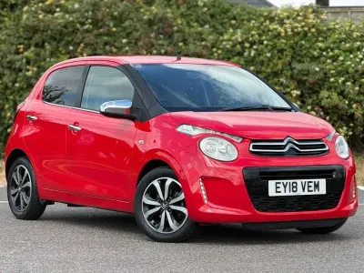 Used Citroën C1 Flair 82 HP (60 kW) 2018 Red Hatchback