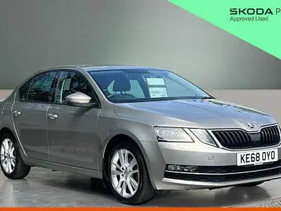 Used Skoda Octavia SE L 150 HP (110 kW) 2019 Cappuccino beige metallic Hatchback