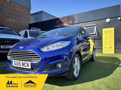 Used Ford Fiesta Zetec 2015 Blue Hatchback