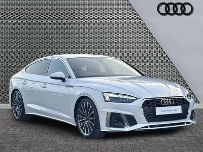 Used Audi A5 Sportback S-Line 200 HP (147 kW) 2023 White Hatchback