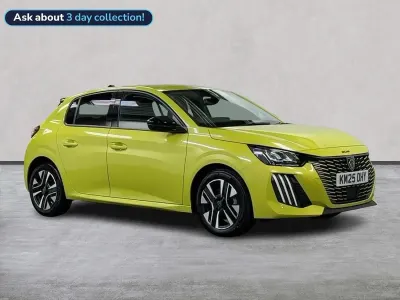 Second-hand Peugeot 208 Allure 100 CP (73 kW) 2025 Galben Hatchback