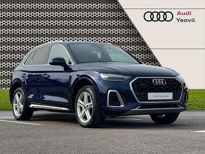 Used Audi Q5 S-Line 261 HP (191 kW) 2022 Blue SUV