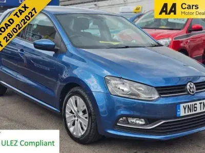 Używany VW Polo SE 60 KM (44 kW) 2016 Niebieski Hatchback