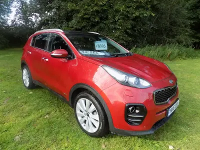 Used Kia Sportage 182 HP (133 kW) 2016 Red SUV