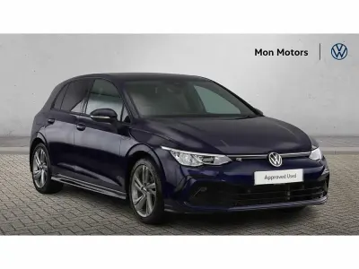 Used VW Golf VII R-line 150 HP (110 kW) 2020 Blue Hatchback