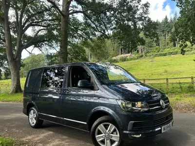 Used VW T6.1 Highline 150 HP (110 kW) 2019 Blue Van