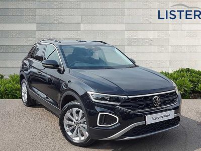 Deep black Used 2025 VW T-Roc Match SUV | £25,490 (A bit pricey)