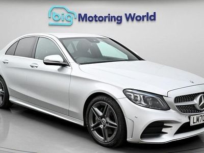 Begagnad Mercedes C220 AMG line 194 HK (142 kW) 2019 Silver Sedan