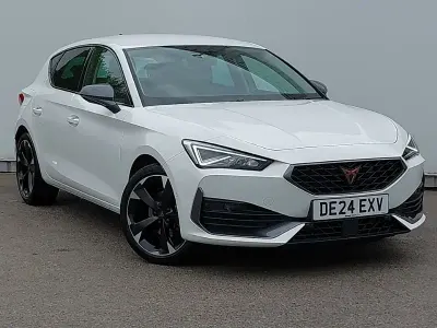Used Cupra Leon 150 HP (110 kW) 2024 White Hatchback