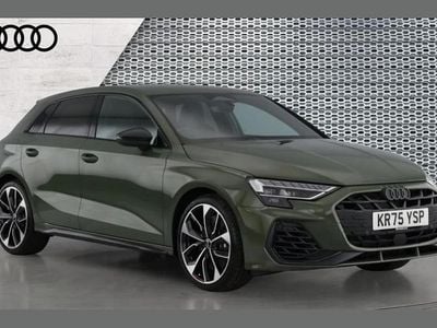 Begagnad Audi S3 Sportback Black Edition 333 HK (244 kW) 2025 Grön Halvkombi