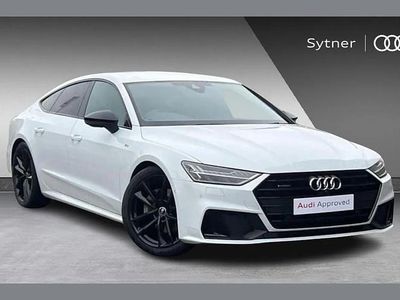 Used Audi A7 Black Edition 261 HP (191 kW) 2022 White Hatchback