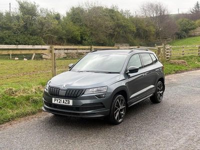 Used Skoda Karoq SportLine 150 HP (110 kW) 2021 Grey SUV