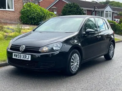 Used VW Golf VI S 105 HP (77 kW) 2010 Black Hatchback