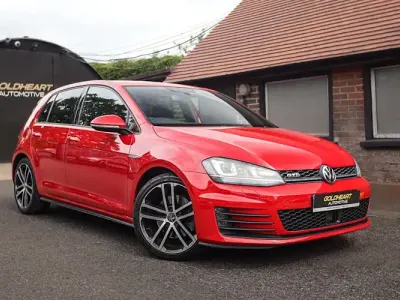 Used VW Golf VII GTD 184 HP (135 kW) 2015 Red Hatchback
