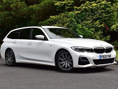 White Used 2020 BMW 320 M Sport Estate | £17,000 (Fair price)