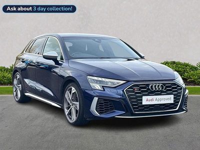 Begagnad Audi S3 Sportback Comfort 310 HK (228 kW) 2022 Blå Halvkombi
