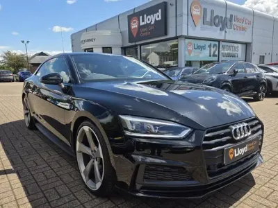 Used Audi A5 Black Edition 150 HP (110 kW) 2019 Black Coupe