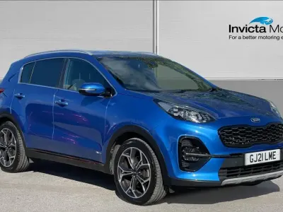Used Kia Sportage GT-Line 174 HP (127 kW) 2021 Blue SUV