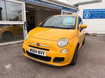 Used Fiat 500 S 69 HP (50 kW) 2015 Yellow Hatchback
