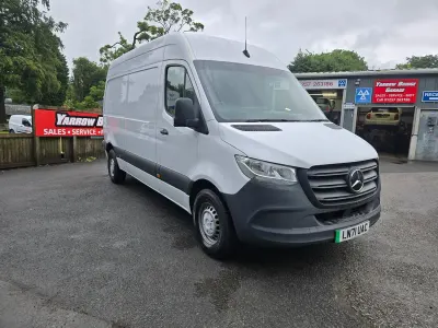 Used Mercedes E-Sprinter Progressive 85 kW (116 HP) 2021 White Van