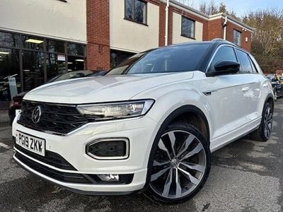 White Used 2019 VW T-Roc R-line SUV | £14,988 (Fair price)