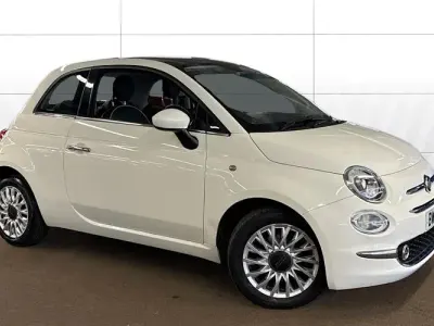 Used Fiat 500 Lounge 69 HP (50 kW) 2018 White Hatchback