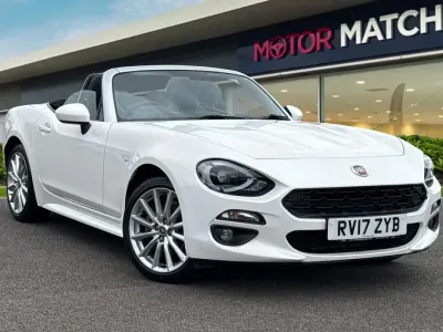 Used Fiat 124 Spider Lusso Plus 140 HP (102 kW) 2017 White Cabriolet