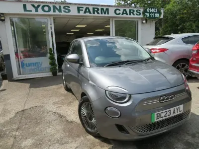 Used Fiat 500e Icon 86 kW (118 HP) 2023 Grey Hatchback
