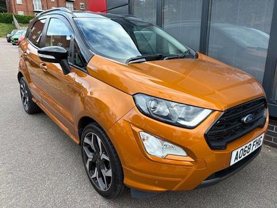 Orange Used 2018 Ford Ecosport ST-Line SUV | £8,990 (Fair price)