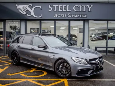 Begagnad Mercedes C63 AMG Premium 2018 Grå Kombi