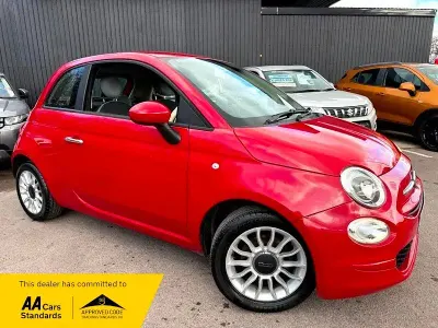 Used Fiat 500 Pop Star 69 HP (50 kW) 2016 Red Hatchback