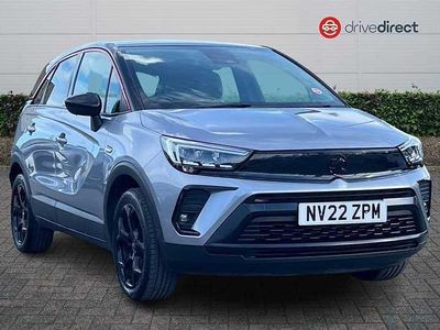 Used Vauxhall Crossland GS Line 110 HP (80 kW) 2022 Grey SUV
