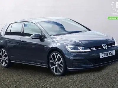 Used VW Golf VII GTD 184 HP (135 kW) 2019 Blue Hatchback