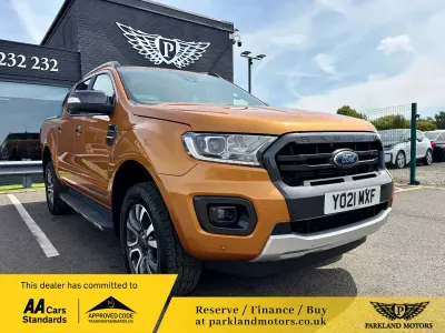Used Ford Ranger Wildtrack 210 HP (154 kW) 2021 Orange Pickup