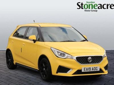 Used MG MG3 Exclusive 106 HP (77 kW) 2019 Yellow Hatchback