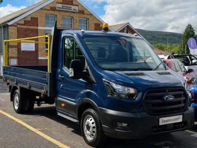 Usado Ford Transit 130 CV (95 kW) 2020 Azul Descapotable